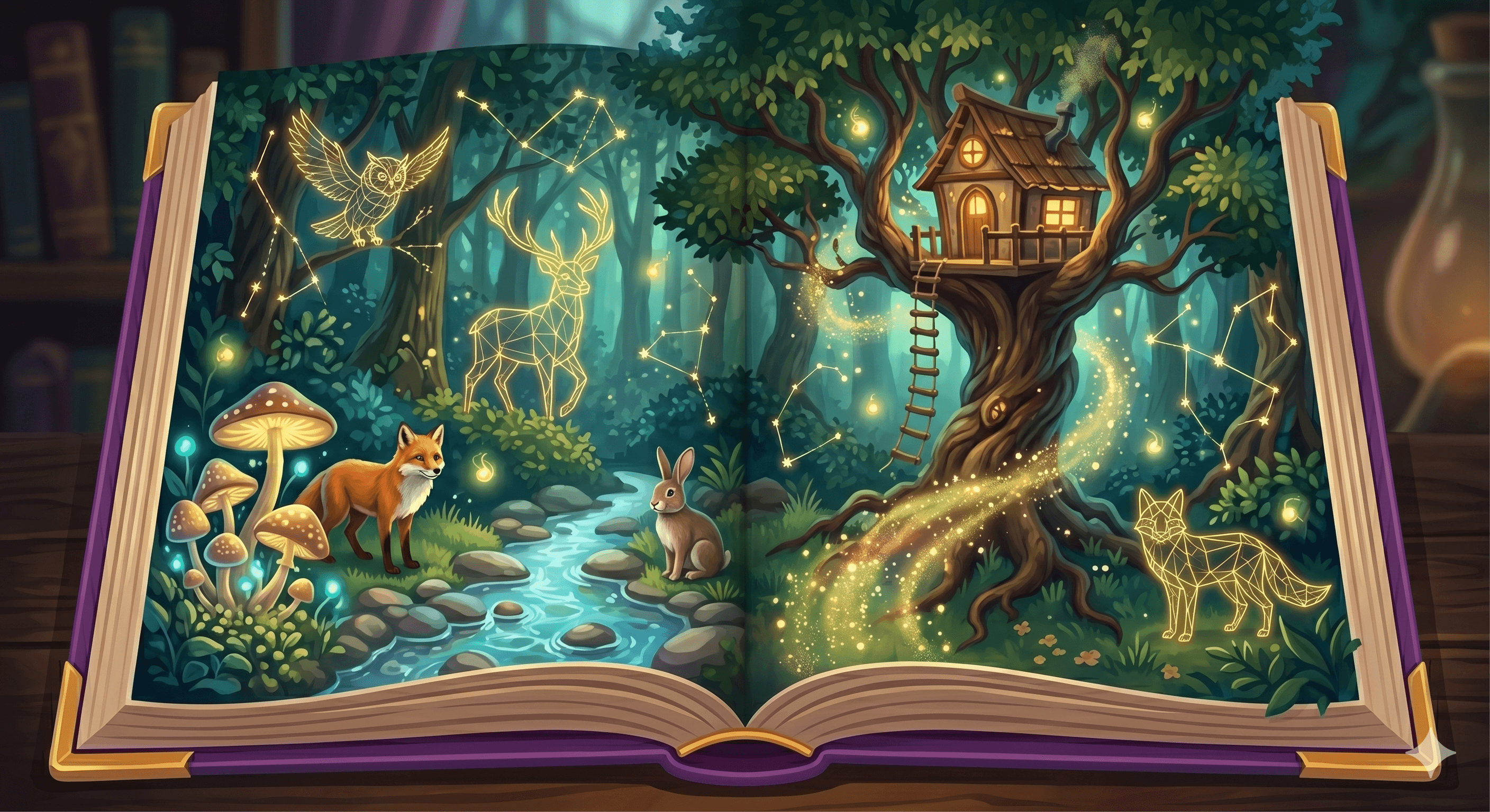 Le grand voyage de Lila dans la forêt enchantée